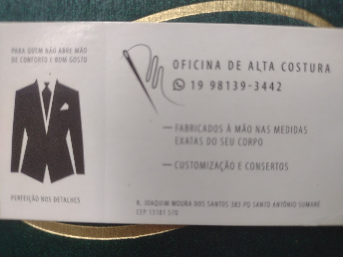 Emilio Marques , Alfaiataria