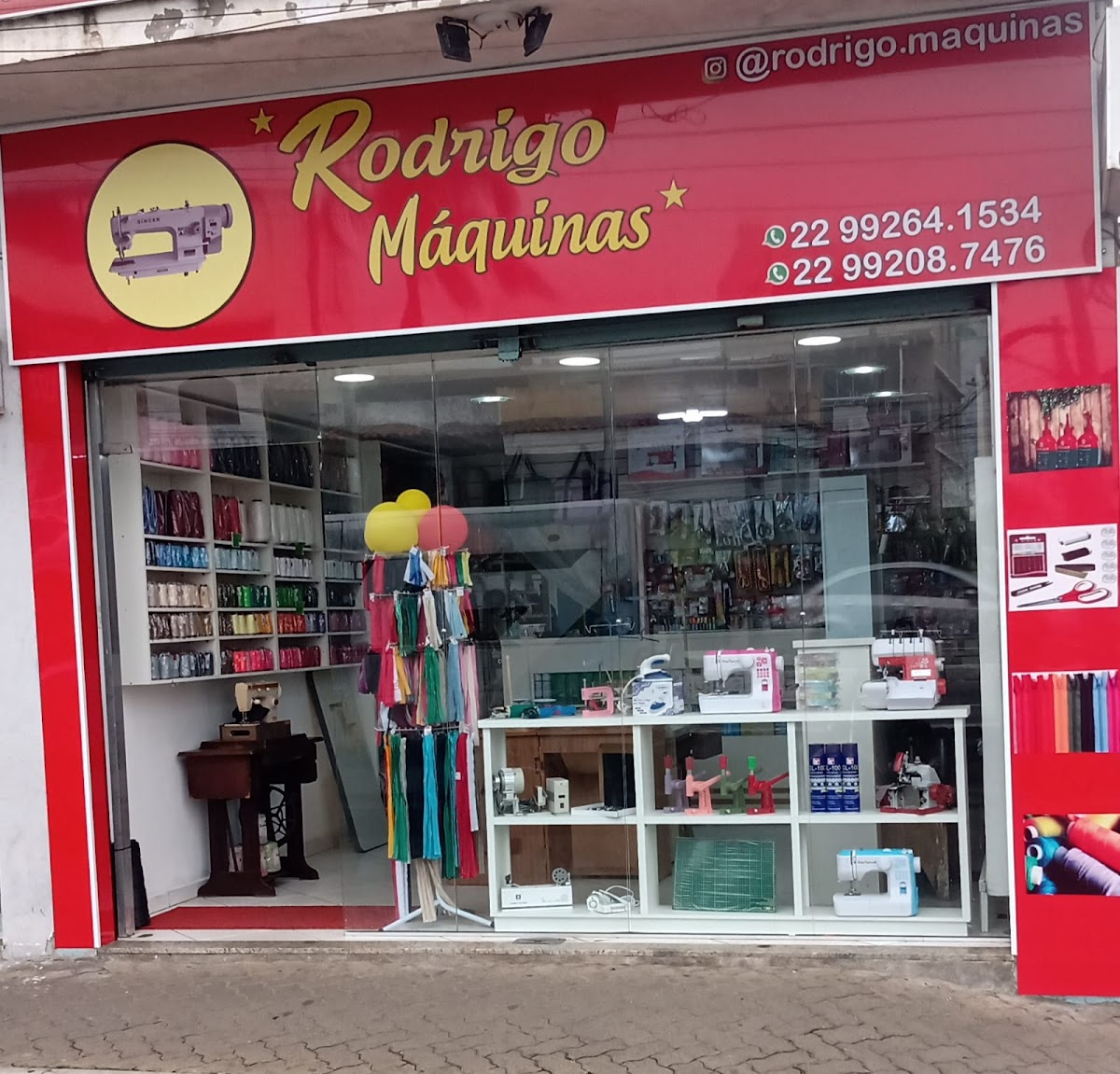 Rodrigo Máquinas, Conserto de Maquina de Costura, Peças e Aviamentos